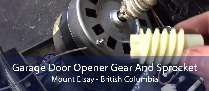 Garage Door Opener Gear And Sprocket Mount Elsay - British Columbia