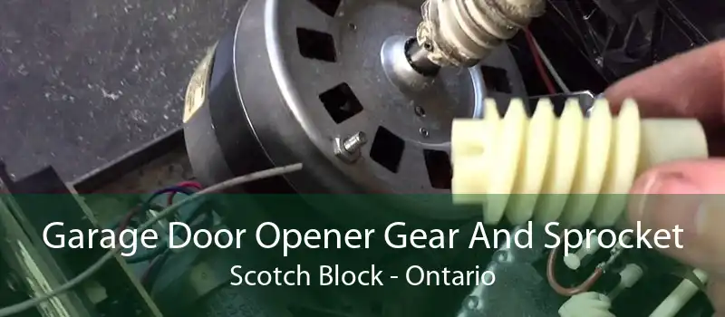 Garage Door Opener Gear And Sprocket Scotch Block - Ontario