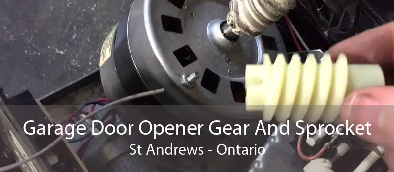 Garage Door Opener Gear And Sprocket St Andrews - Ontario