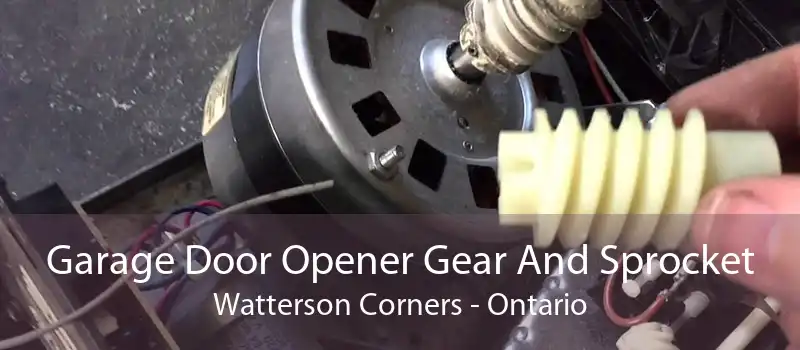 Garage Door Opener Gear And Sprocket Watterson Corners - Ontario