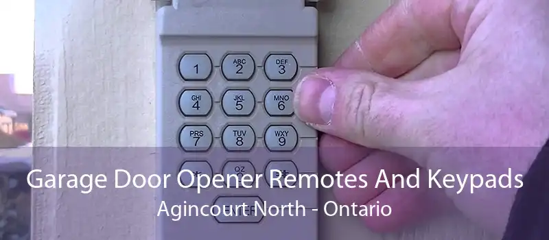 Garage Door Opener Remotes And Keypads Agincourt North - Ontario