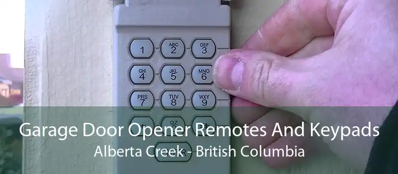 Garage Door Opener Remotes And Keypads Alberta Creek - British Columbia
