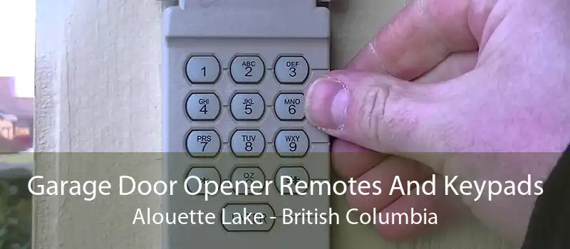 Garage Door Opener Remotes And Keypads Alouette Lake - British Columbia