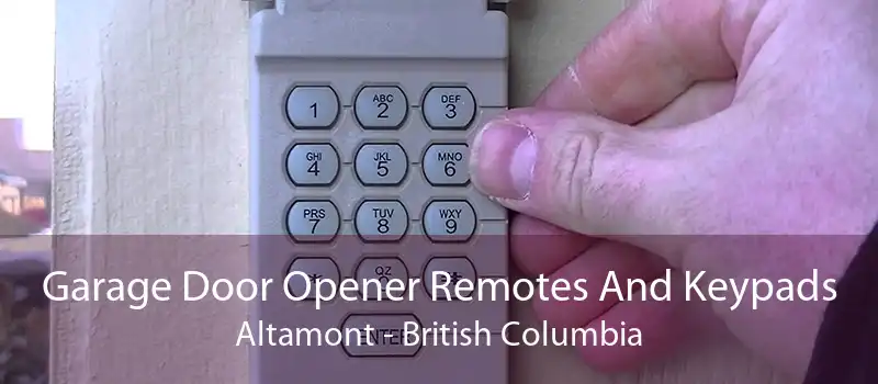 Garage Door Opener Remotes And Keypads Altamont - British Columbia
