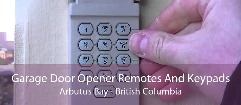 Garage Door Opener Remotes And Keypads Arbutus Bay - British Columbia