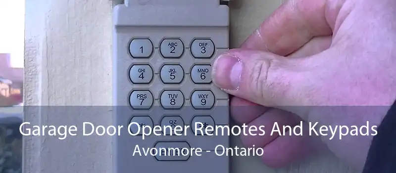 Garage Door Opener Remotes And Keypads Avonmore - Ontario