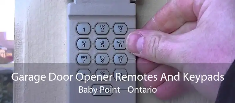 Garage Door Opener Remotes And Keypads Baby Point - Ontario