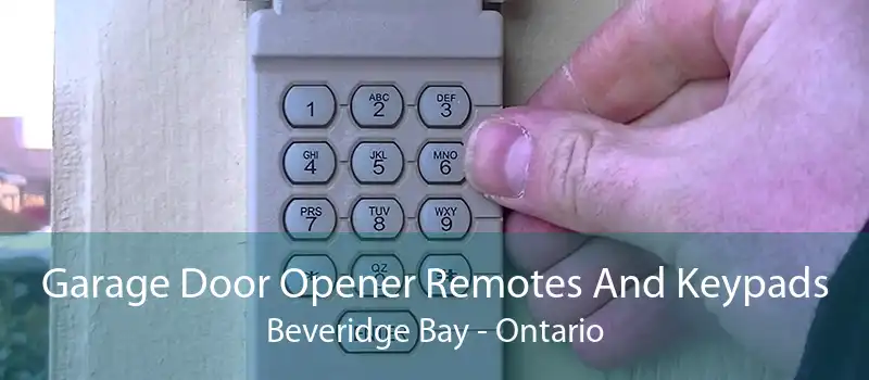 Garage Door Opener Remotes And Keypads Beveridge Bay - Ontario