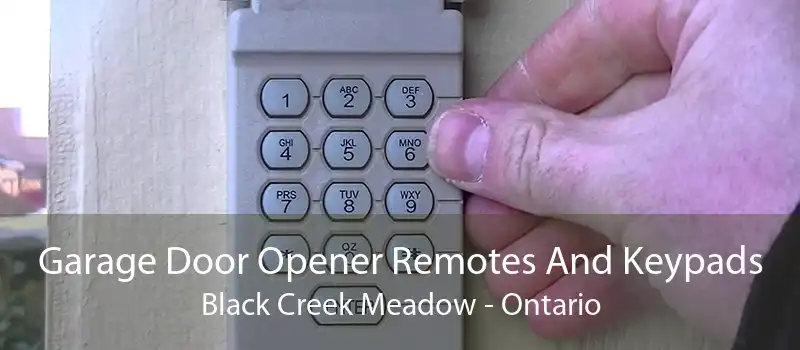 Garage Door Opener Remotes And Keypads Black Creek Meadow - Ontario