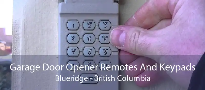 Garage Door Opener Remotes And Keypads Blueridge - British Columbia