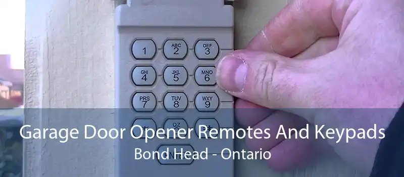 Garage Door Opener Remotes And Keypads Bond Head - Ontario
