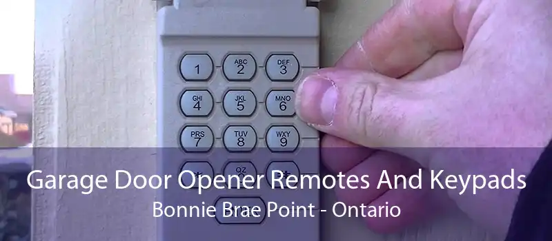 Garage Door Opener Remotes And Keypads Bonnie Brae Point - Ontario