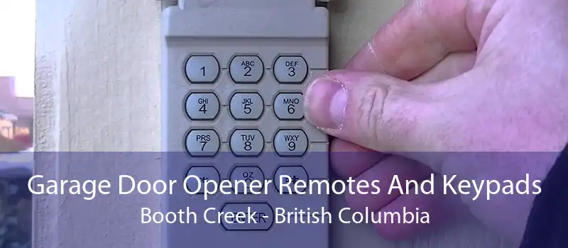 Garage Door Opener Remotes And Keypads Booth Creek - British Columbia