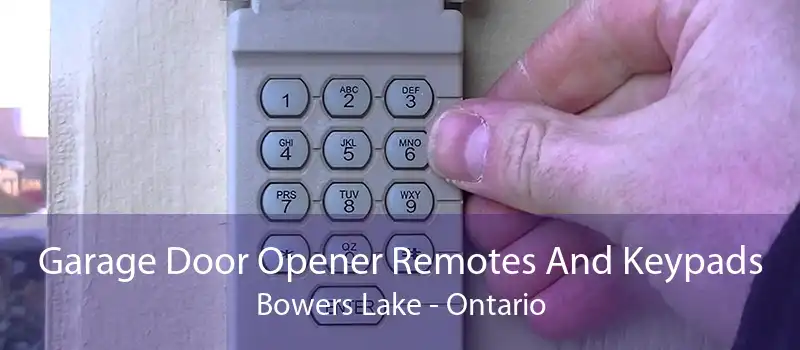 Garage Door Opener Remotes And Keypads Bowers Lake - Ontario