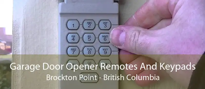 Garage Door Opener Remotes And Keypads Brockton Point - British Columbia