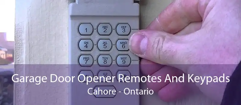 Garage Door Opener Remotes And Keypads Cahore - Ontario