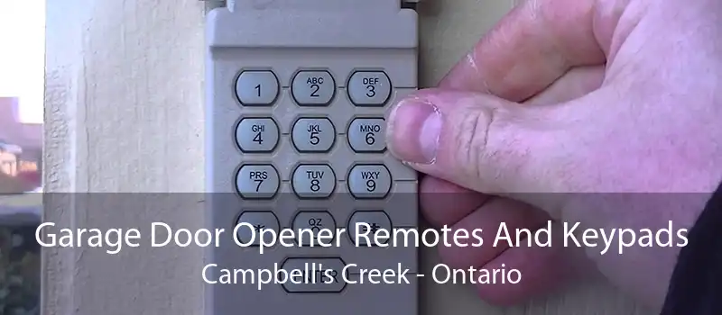 Garage Door Opener Remotes And Keypads Campbell's Creek - Ontario