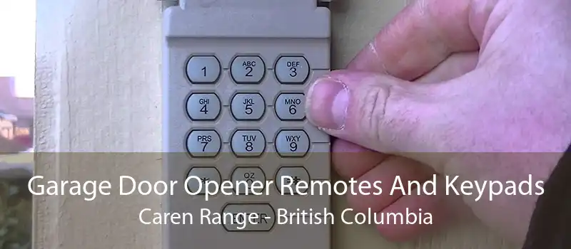 Garage Door Opener Remotes And Keypads Caren Range - British Columbia