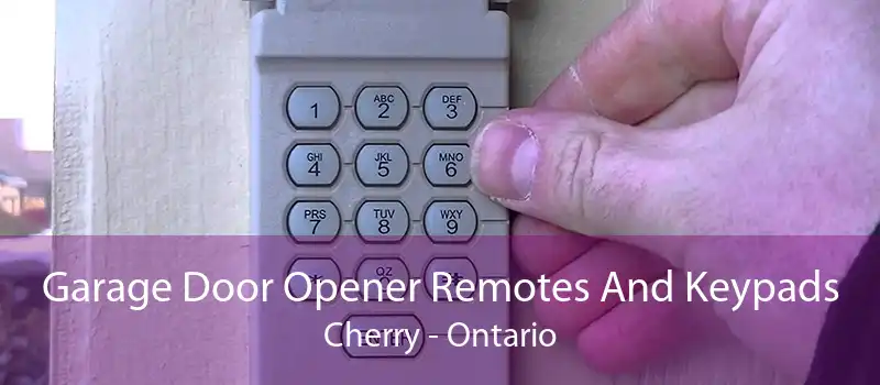 Garage Door Opener Remotes And Keypads Cherry - Ontario