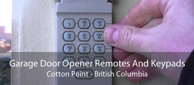 Garage Door Opener Remotes And Keypads Cotton Point - British Columbia