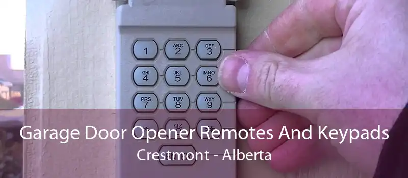 Garage Door Opener Remotes And Keypads Crestmont - Alberta