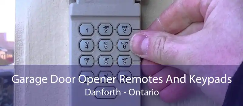 Garage Door Opener Remotes And Keypads Danforth - Ontario
