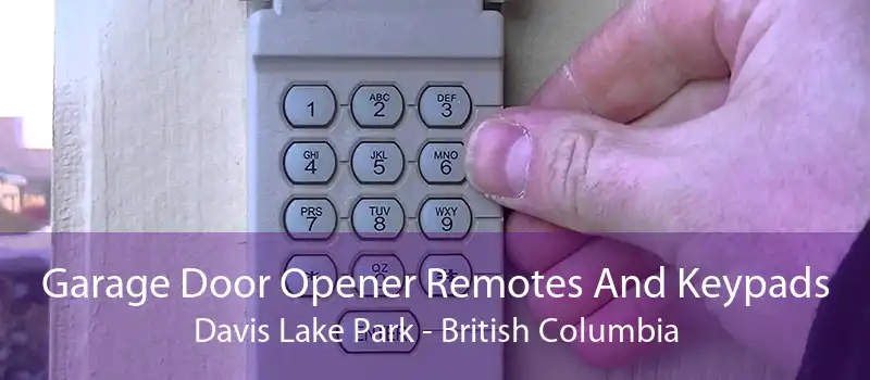 Garage Door Opener Remotes And Keypads Davis Lake Park - British Columbia