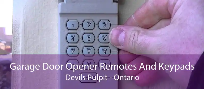 Garage Door Opener Remotes And Keypads Devils Pulpit - Ontario
