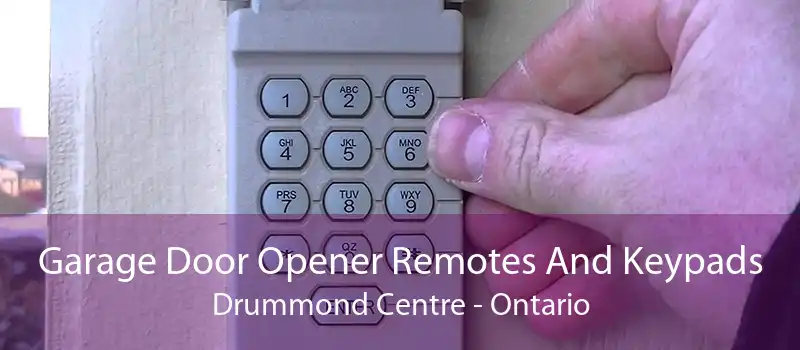 Garage Door Opener Remotes And Keypads Drummond Centre - Ontario