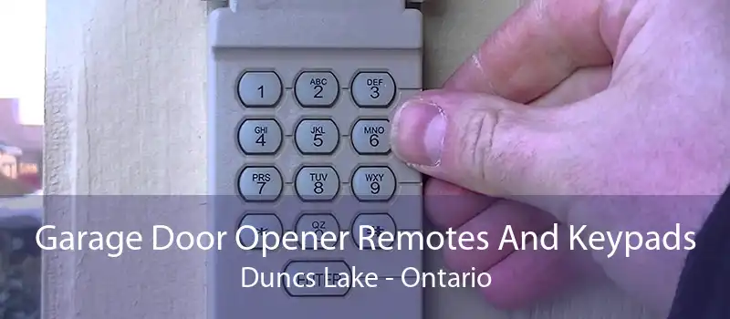 Garage Door Opener Remotes And Keypads Duncs Lake - Ontario