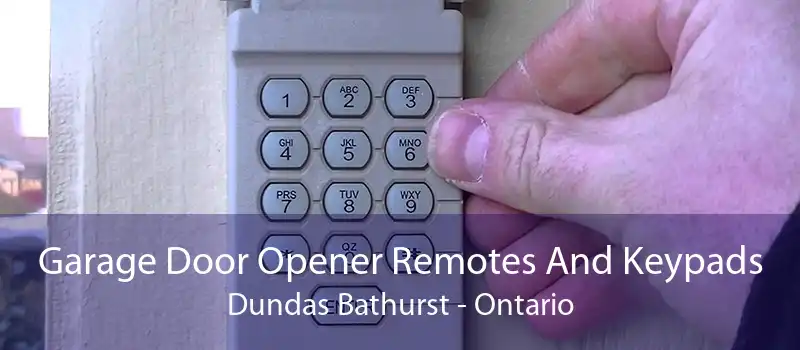 Garage Door Opener Remotes And Keypads Dundas Bathurst - Ontario
