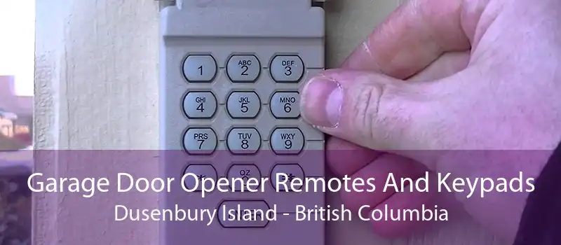 Garage Door Opener Remotes And Keypads Dusenbury Island - British Columbia