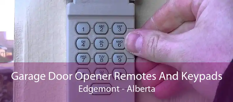Garage Door Opener Remotes And Keypads Edgemont - Alberta