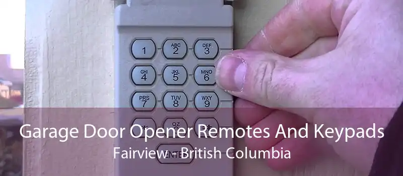 Garage Door Opener Remotes And Keypads Fairview - British Columbia