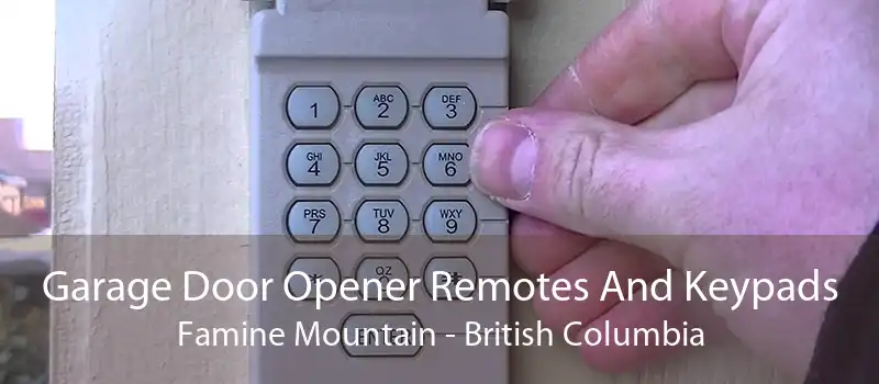 Garage Door Opener Remotes And Keypads Famine Mountain - British Columbia