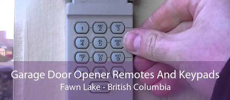 Garage Door Opener Remotes And Keypads Fawn Lake - British Columbia