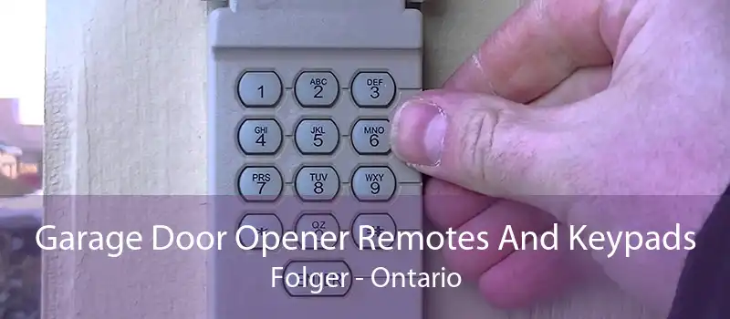 Garage Door Opener Remotes And Keypads Folger - Ontario