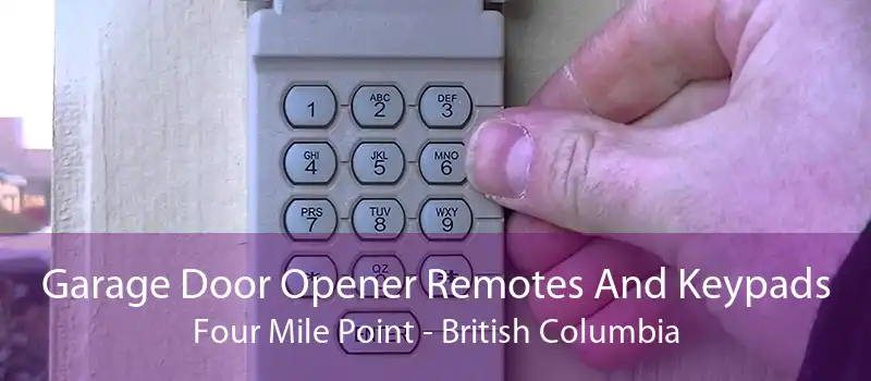 Garage Door Opener Remotes And Keypads Four Mile Point - British Columbia