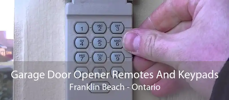 Garage Door Opener Remotes And Keypads Franklin Beach - Ontario