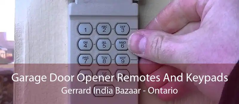 Garage Door Opener Remotes And Keypads Gerrard India Bazaar - Ontario