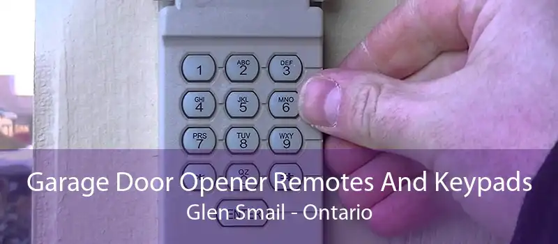 Garage Door Opener Remotes And Keypads Glen Smail - Ontario