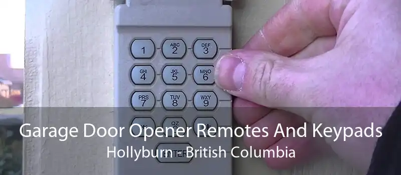 Garage Door Opener Remotes And Keypads Hollyburn - British Columbia