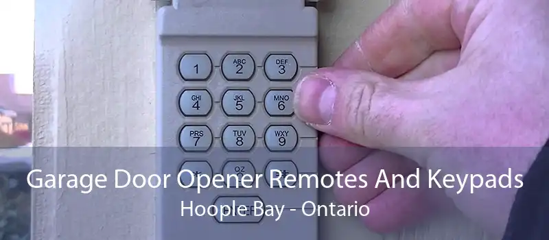 Garage Door Opener Remotes And Keypads Hoople Bay - Ontario
