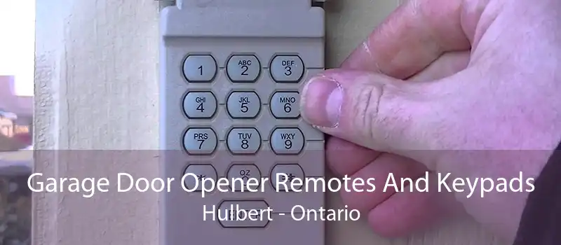 Garage Door Opener Remotes And Keypads Hulbert - Ontario