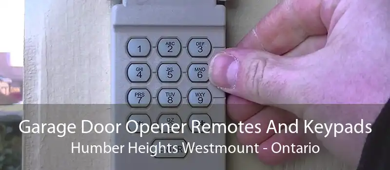 Garage Door Opener Remotes And Keypads Humber Heights Westmount - Ontario