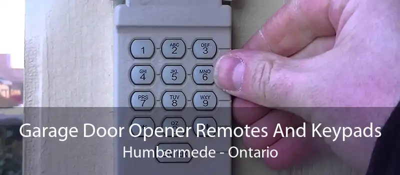 Garage Door Opener Remotes And Keypads Humbermede - Ontario