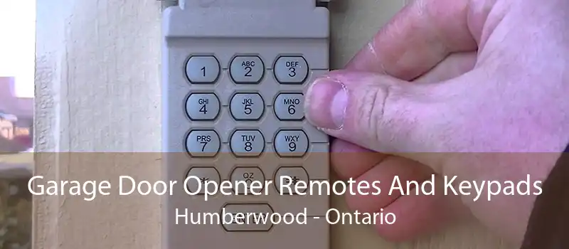 Garage Door Opener Remotes And Keypads Humberwood - Ontario