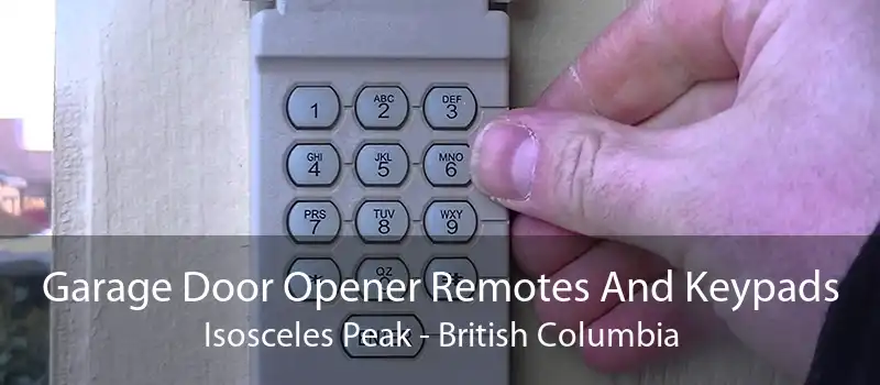 Garage Door Opener Remotes And Keypads Isosceles Peak - British Columbia