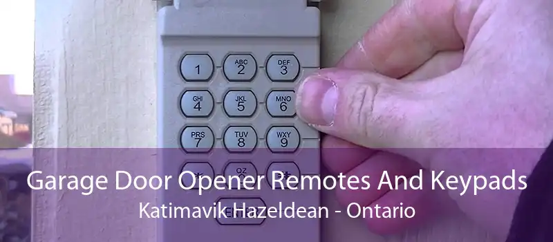 Garage Door Opener Remotes And Keypads Katimavik Hazeldean - Ontario