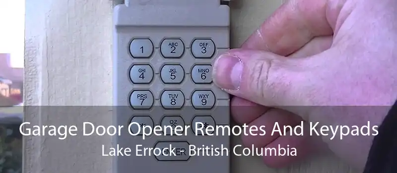 Garage Door Opener Remotes And Keypads Lake Errock - British Columbia